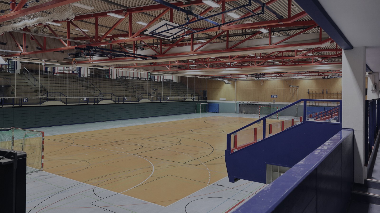 Interior of the Klingenhalle, Solingen